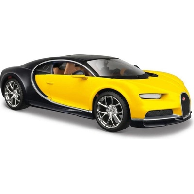 Maisto Bugatti Chiron žluto-černá 1:24