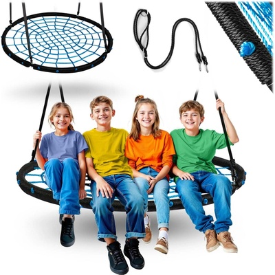 Neo-Sport Čapí hnízdo NS-104120 cm černo-modrá