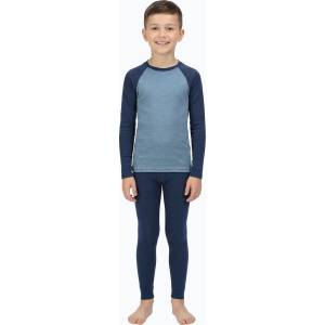 WOOLCANO Детски комплект термо бельо WOOLCANO Merino SET0982 blue