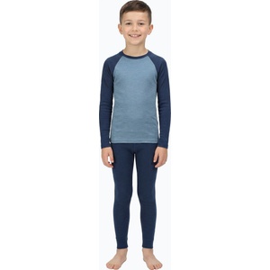 WOOLCANO Детски комплект термо бельо WOOLCANO Merino SET0982 blue