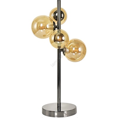 Brilagi - LED настолна лампа MILLA 4xG9/3W/230V черен хром/злато (BG1800)