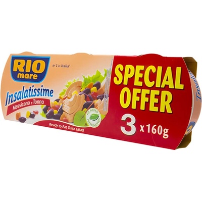 Rio Mare Insalatissime Mexicana tuniakový šalát 3 x 160 g