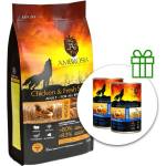 AMBROSIA Adult All Breeds Chicken & Fresh Salmon 12 кг + 2 консерви безплатно