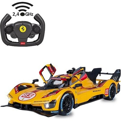 Jamara Ferrari 499P-N83 žluté 2,4GHz s manuálním otevíráním dveří 1:14