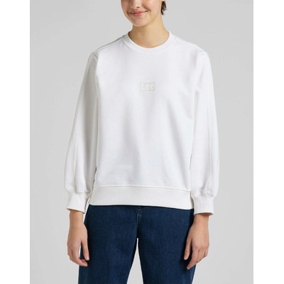 Wrangler mikina Lee SHRUNKEN BRIGHT WHITE