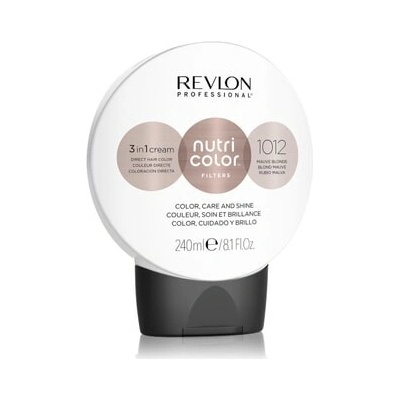 Revlon Professional Nutri Color Filters 1012 Mauve Blonde Tónování vlasů Unisex 240 ml