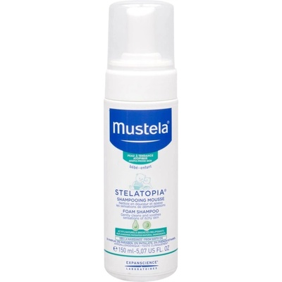 Mustela Bébé Stelatopia Foam Shampoo от Mustela за Деца Шампоан 150мл