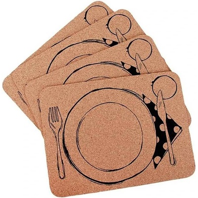 Toro Prostírání korek 4 ks 40 x 30 cm VG12108