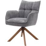 Unique Furniture Сиви тапицирани трапезни столове в комплект 2 бр. Marilla - Unique Furniture (53240003)