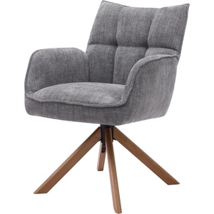Unique Furniture Сиви тапицирани трапезни столове в комплект 2 бр. Marilla - Unique Furniture (53240003)