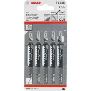 Bosch Нож за трион за осцилиращ трион T 144 D Speed for Wood (5 бр. ) 2608630040 (2608630040)