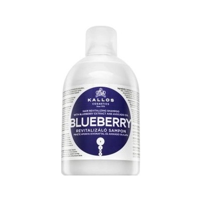 Kallos Blueberry čučoriedkový šampón pre suché poškodené a chemicky ošetrené vlasy 1000 ml