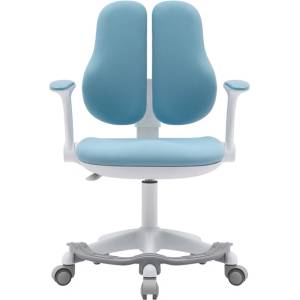RFG Детски стол RFG Ergo Cute White, текстил, до 100 kg, син