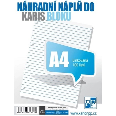 Náhradná linajková vložka do KARIS A4