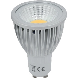 ELMARK Ledcob 5w gu10 230v ТОПЛО БЯЛ (99led575)