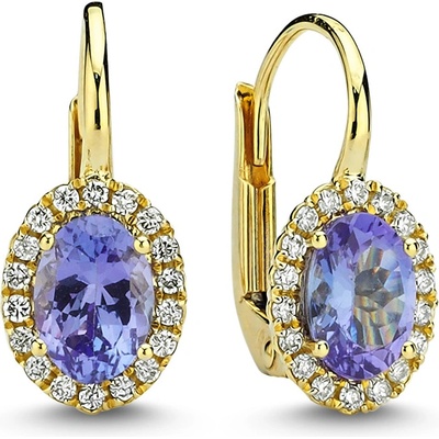 Lillian Vassago zlaté s tanzanitem a brilianty LLV11-SMEG5637-01-TAN