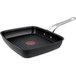Tefal Jamie Oliver Cook's Classics Grill Pan 23x27 cm, non-stick coating, ribbed cooking surface, induction compatible, oven safe, riveted handle, E2454144 (E2454144)