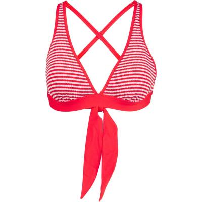 Seafolly Дамско бикини горнище Seafolly Clubhouse Multi Fit Longline Tri Bikini top - Flame - размер 36 (EU) (150-6625-0113)