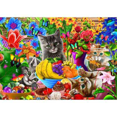 Bluebird Puzzle - Puzzle Kitten Fun - 1 000 piese