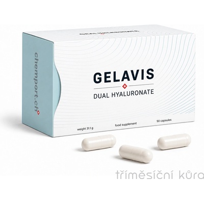 Chemport AG Gelavis Dual Hyaluronate 90 kapslí