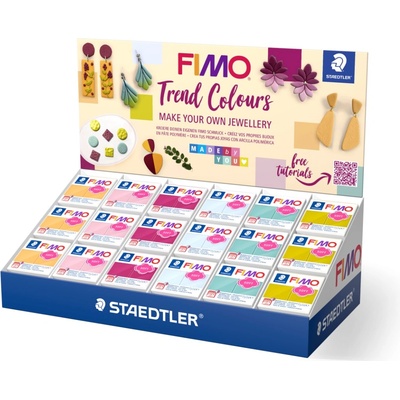 STAEDTLER Дисплей глина Staedtler Fimo Soft, 36бр x 57g (32571-А)