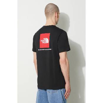 The North Face Памучна тениска The North Face M S/S Redbox Tee в черно с принт NF0A87NPJK31 (NF0A87NPJK31)