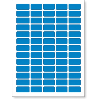 CDRmarket ETR0ECO0102A420BLUE samolepiace etikety 38 x 21,2 mm, 65 etiket, A4, 20 listů, modré
