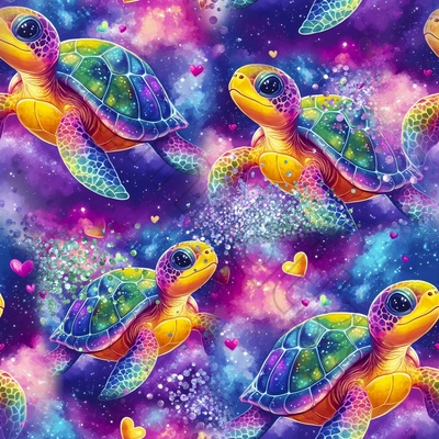 Softshell pružný duhové želvičky by MIMI