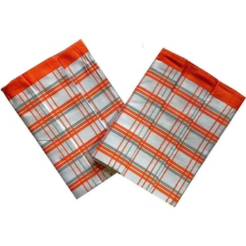 Svitap J.H.J. Tradičné káro 50x70 cm 3 ks oranžové