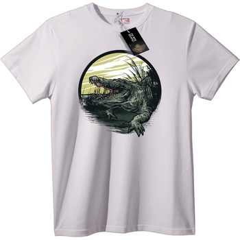 NOONEBRAND Тениска Алигаторово блато - 2XL, White