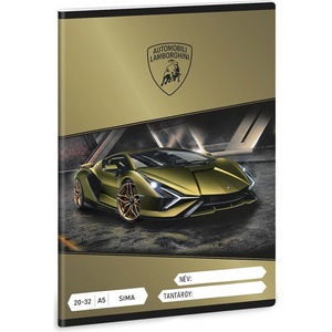Ars Una Тетрадка гладка ARS UNA A/5, 32 листа, 20-32, Lamborghini 5523 (53615237)