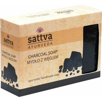 Sattva bylinné mydlo s aktívnym uhlím 125 g