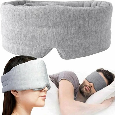 Verk 27474 Maska na spanie pre lepší spánok a relaxáciu sivá