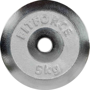 Fitforce ДИСК ЗА ЩАНГА 5 КГ chrom 30 ММ 5 КГ