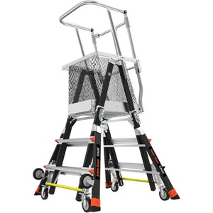 Little Giant Ladder Стълба с предпазен кош Little Giant Cage Adjustable 3-5 Fiberglass/ 152 см (18503-240)