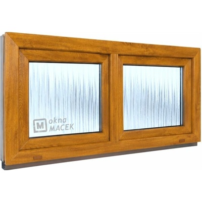 Kömmerling 70 Ad, 1200 X 500 mm Winchester/Bílá jednostranně Sklo Ornamentální kůra čirá Neotevíratelné