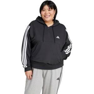 Adidas Суитшърт Essentials 3-Stripes French Terry Hoodie (JE0041)