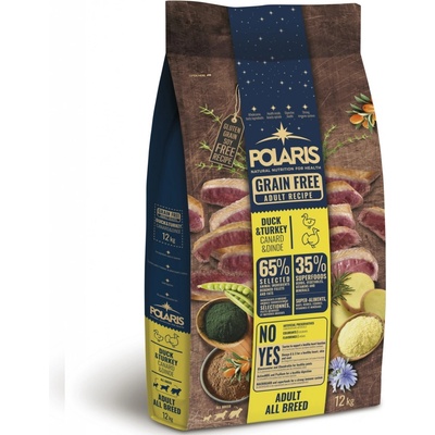 Polaris Grain Free pes Adult kachna krůta 2 x 12 kg