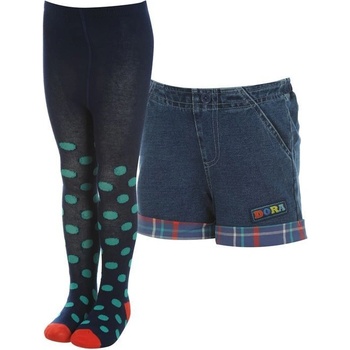 dětské punčocháče šortky DORA blue