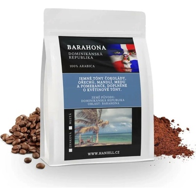 Haniell Káva Barahona A Dominikánská Republika arabica mletá 1 kg