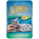 Krmivo pre mačky Schmusy Cat Fish tuňák+sardinky 100 g