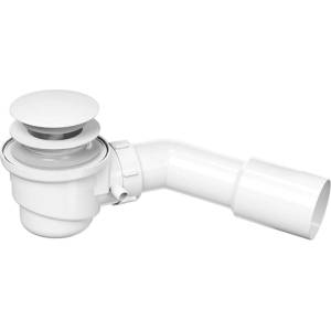Cersanit Crea - Сифон за баня, ClickClack, бял S904-013 (S904-013)
