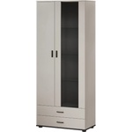 Cama meble Витрина Cama S6 SOHO 80x41x192 кашмир + черно (201069)