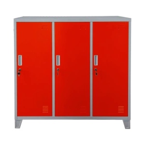 Carmen Метален шкаф Carmen CR-1603 E JZ - сив-червен