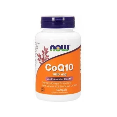 NOW Коензим Q10 400 мг. - CoQ10 - 30 дражета - NOW FOODS, NF3199