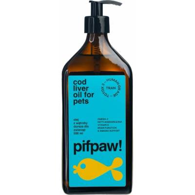 Pifpaw Olej z tresčích jater pro domácí mazlíčky 500 ml