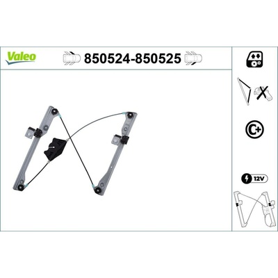Zvedací zařízení oken Valeo 850524