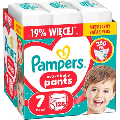 Pampers Active Baby 7 128 ks