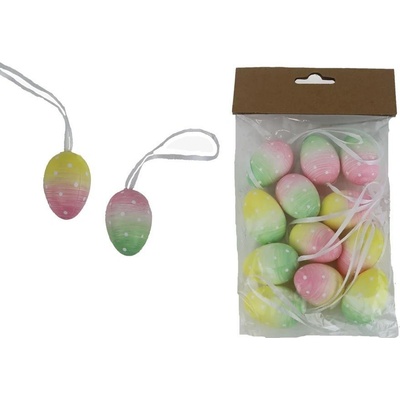 Velikonoční vajíčka, 12 ks X6817 – Zboží Dáma
