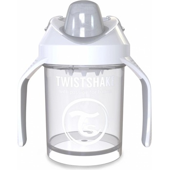 Twistshake hrnek učicí 230ml bílá